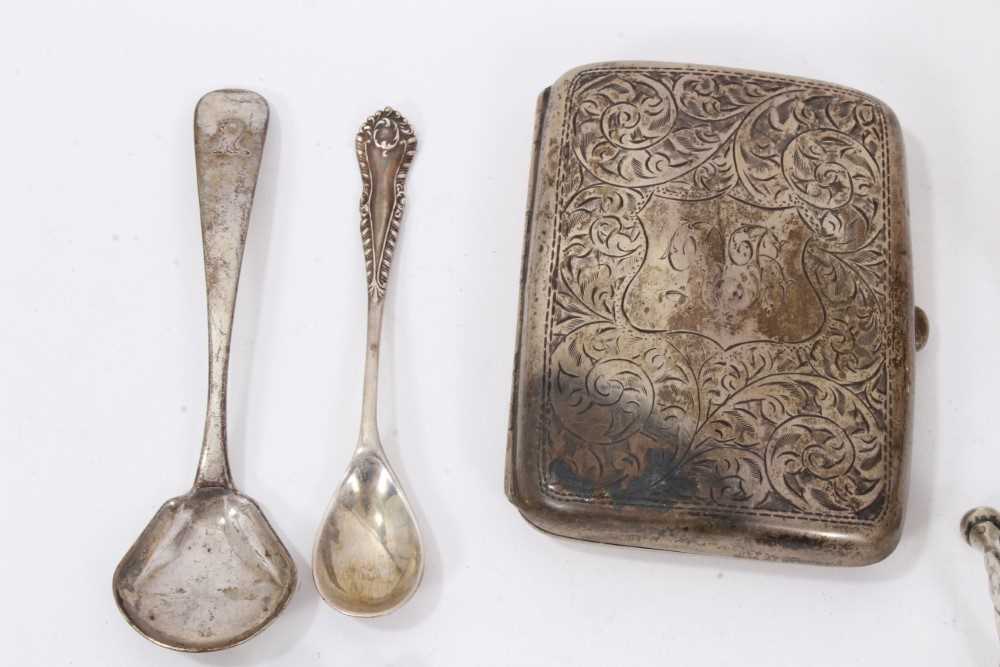 Selection of miscellaneous late 19th/early 20th silver - Image 2 of 10