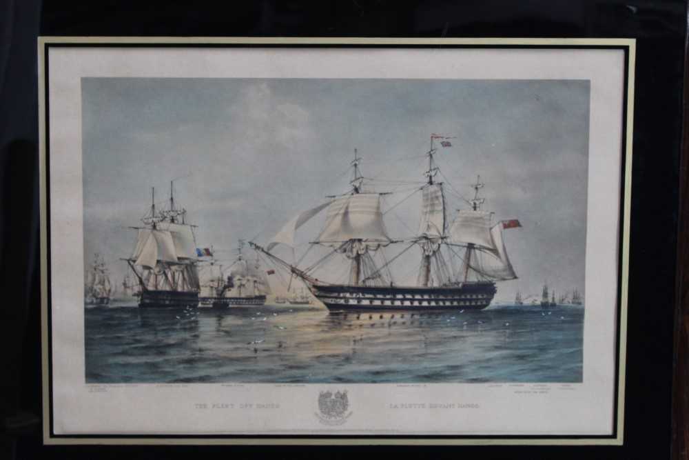 After Daniel Orme (c.1766-1832) hand coloured engraving - Admiral Nelson receiving the Spanish Admir - Image 8 of 22