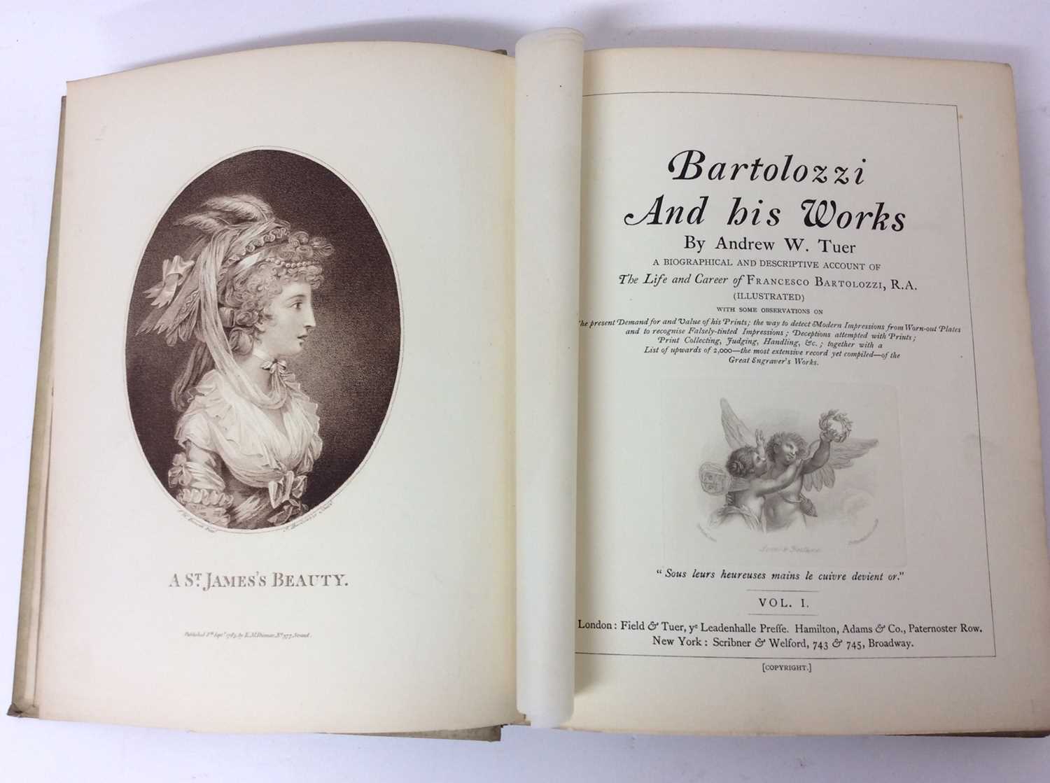 Andrew W. Tuer : Bartolozzi and his works, a biographical and descriptive account, in two volumes - Image 4 of 5