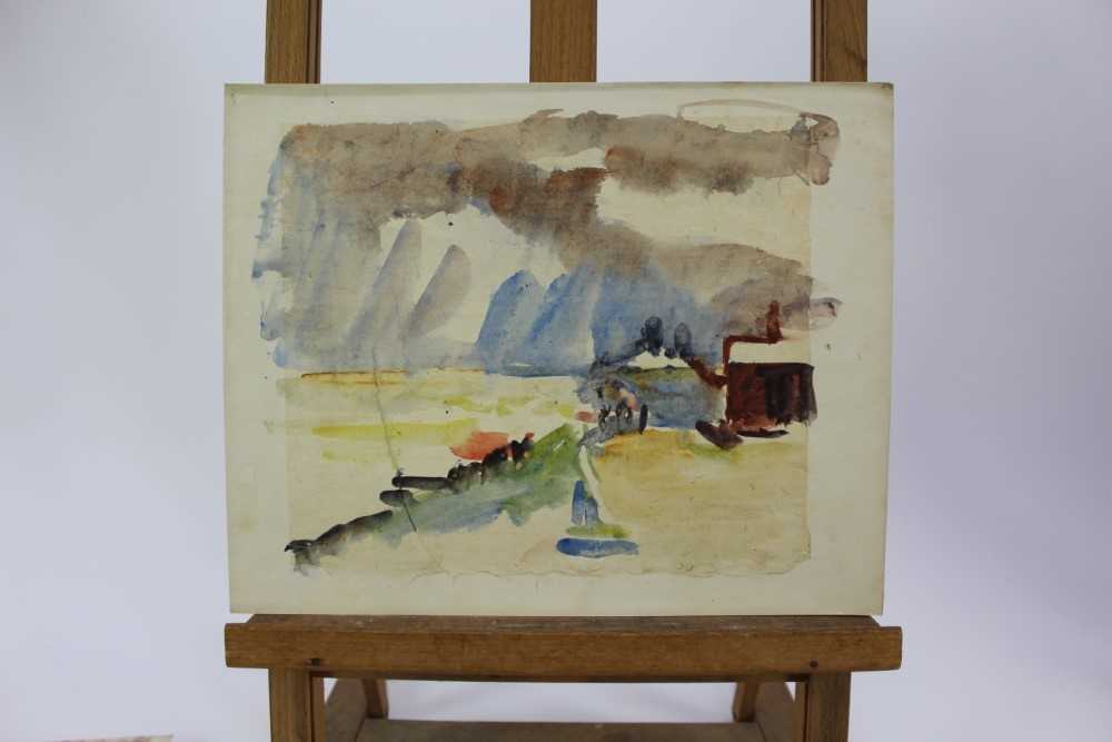 Robert G. D. Alexander (1875-1945) collection of twelve unframed watercolours to include local views - Image 9 of 15