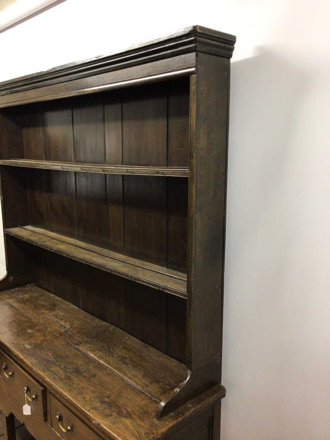 18th century oak high dresser - Image 3 of 8