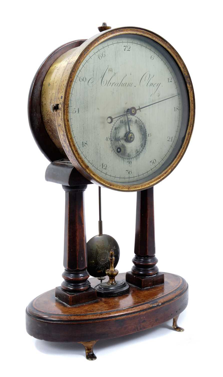Unusual 19th century timepiece by Abraham, Olney - Image 2 of 14