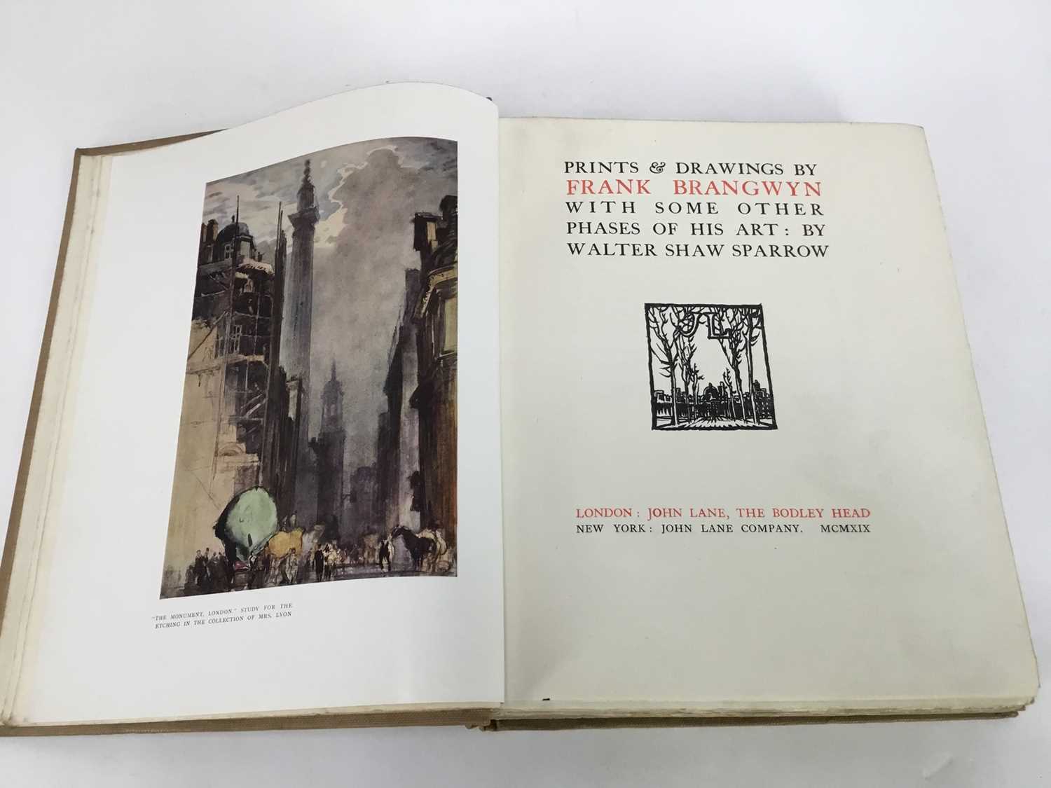 Books - four volumes relating to Sir Frank Brangwyn (1867-1956) to include: The Spirit Of The Age, A - Image 10 of 16