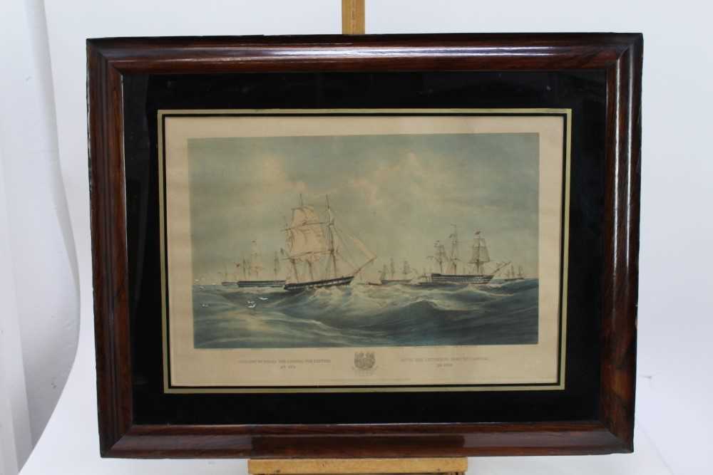 After Daniel Orme (c.1766-1832) hand coloured engraving - Admiral Nelson receiving the Spanish Admir - Image 17 of 22