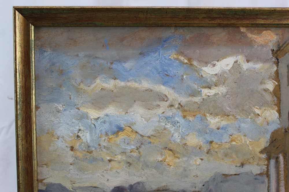 Robert G. D. Alexander (1875-1945) oil on board - East Terrace, Walton on the Naze, unsigned, 31cm x - Image 4 of 6
