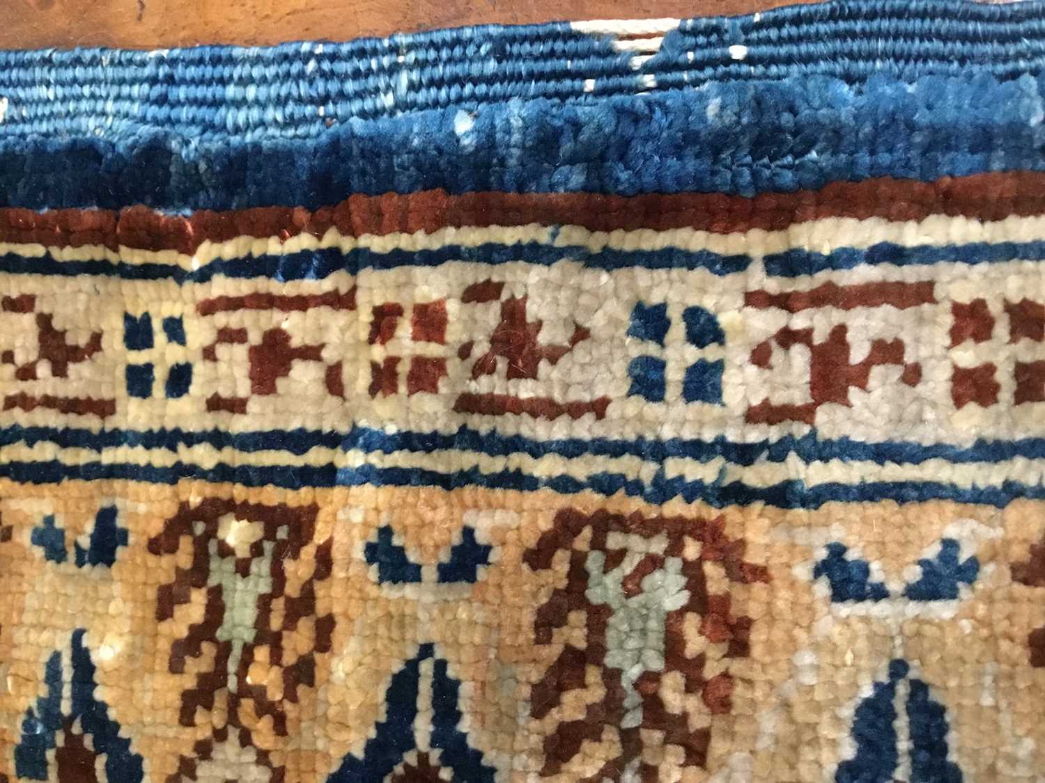 Fine 1920s Persian Heriz silk prayer rug, West Persia, 172cm x 129cm - Image 19 of 28