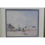 Robert G. D. Alexander (1875-1945) Pencil and watercolour - The Washing Line, Brentwood, signed, 21c