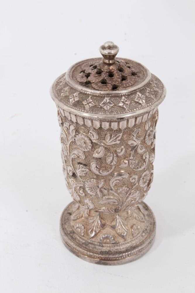 Eastern white metal candlesticks and other items - Image 2 of 6