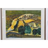 *Walter Hoyle (1922-2000) watercolour - A Valley, signed and dated '51, 46cm x 59cm, in glazed frame