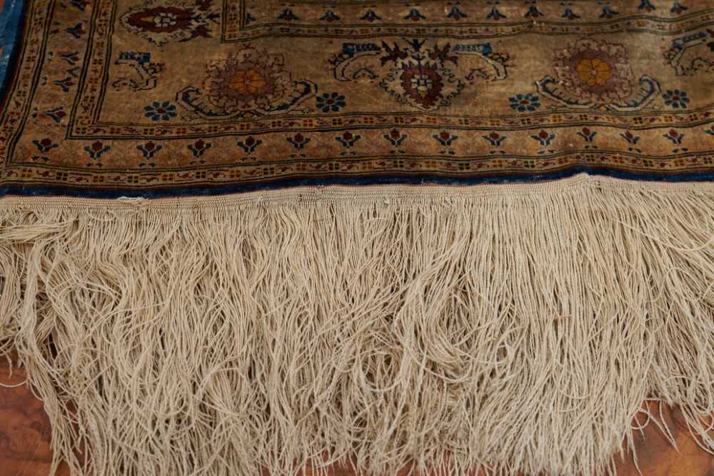 Fine 1920s Persian Heriz silk prayer rug, West Persia, 172cm x 129cm - Image 3 of 28