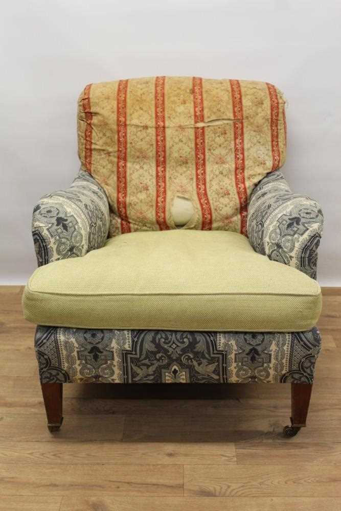 Late 19th / early 20th century easy chair by Howard & Sons Ltd. - Image 2 of 8