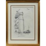 *Norman Thelwell (1923-2004) pen, ink and pencil - “Any Jobs Going Mate”, in glazed gilt frame, 19cm