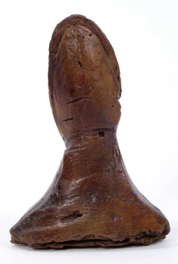 *Dame Elisabeth Frink (1930-1993) Bishop bronze chess piece ‘Goggled Heads' 1967/9 - Image 3 of 5