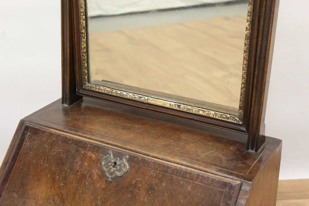 George II style walnut dressing table mirror - Image 3 of 7