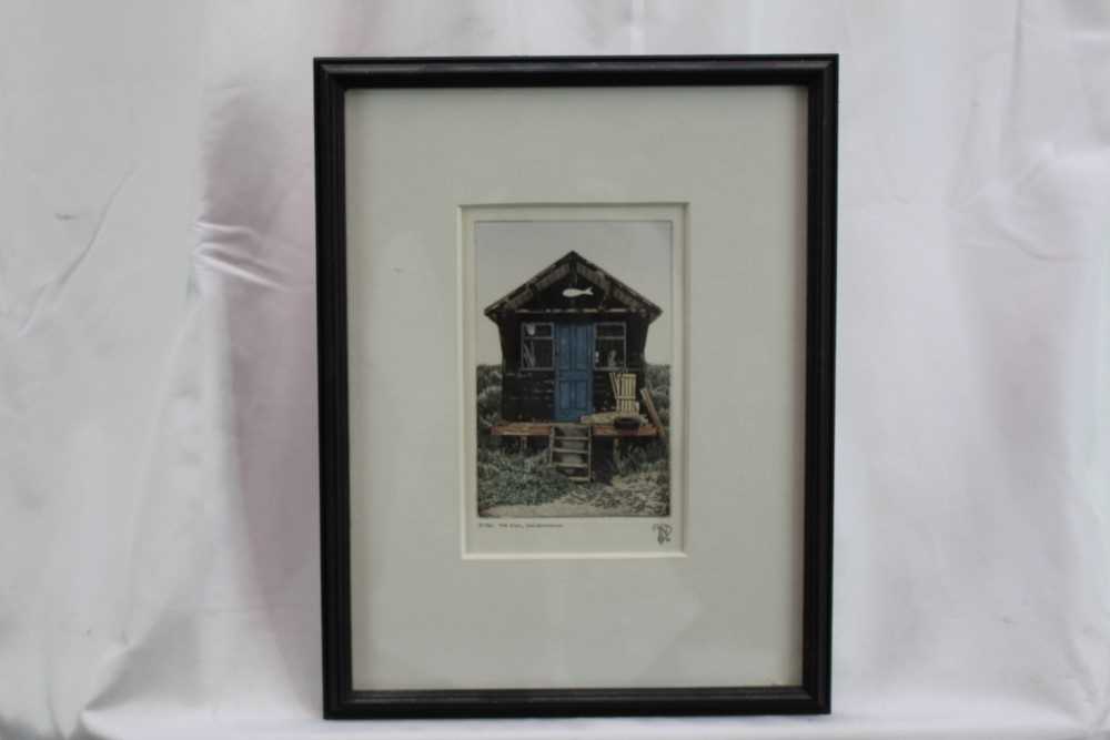 Anthony Dawson two signed limited edition etchings - The Fish, Walberswick and Tanks, Aldeburgh Be - Image 2 of 7
