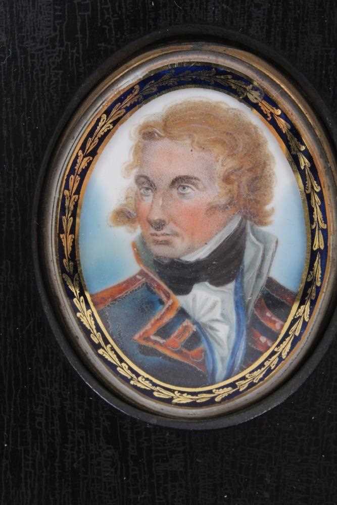 Early 19th century portrait miniature on ivory depicting Nelson - Image 2 of 4