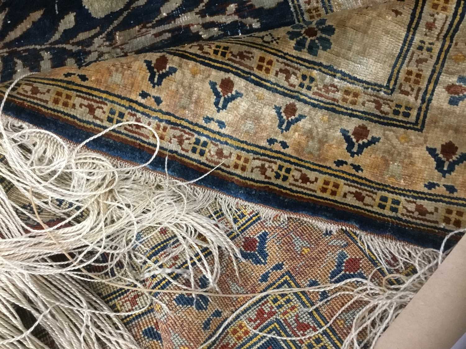 Fine 1920s Persian Heriz silk prayer rug, West Persia, 172cm x 129cm - Image 7 of 28