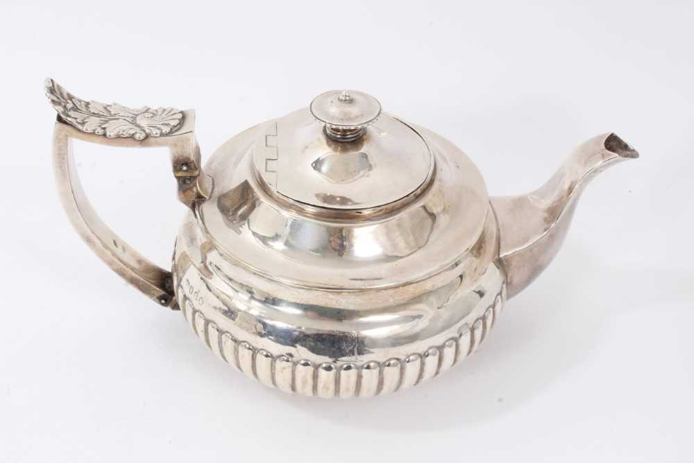 George III silver teapot - Image 3 of 8