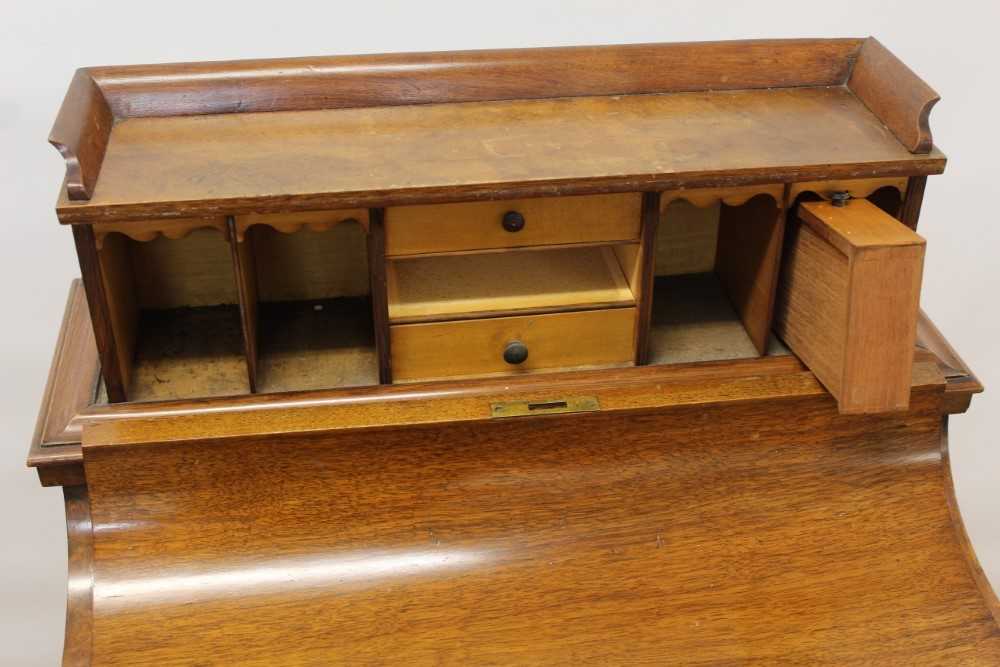 Victorian walnut piano top Davenport desk - Image 5 of 7