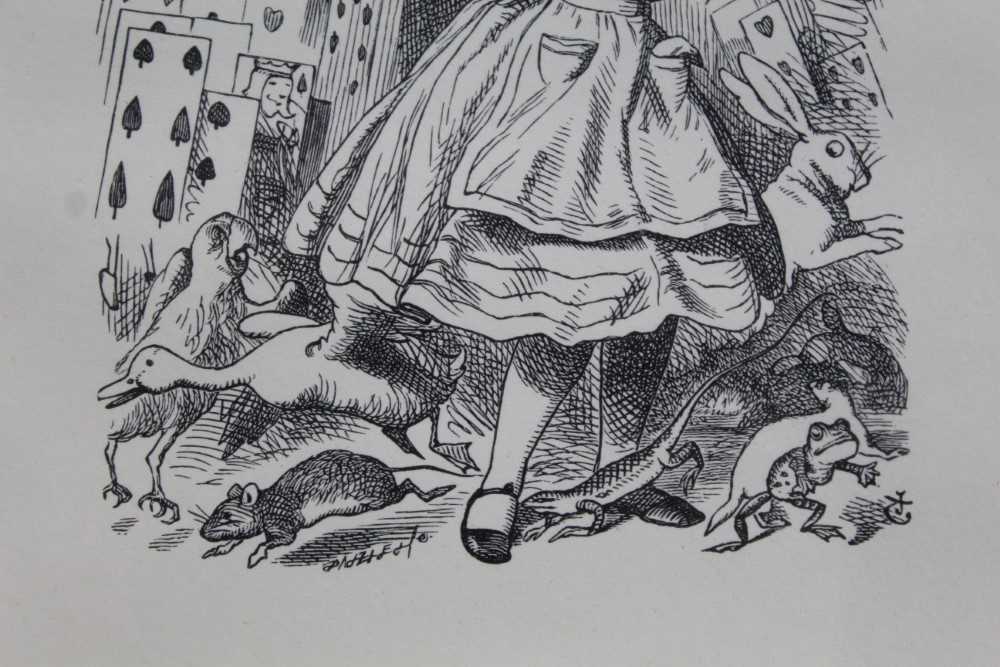 Sir John Tenniel (1820 - 1914), pair of limited edition wood engravings - Alice's Adventures in Wond - Image 3 of 10