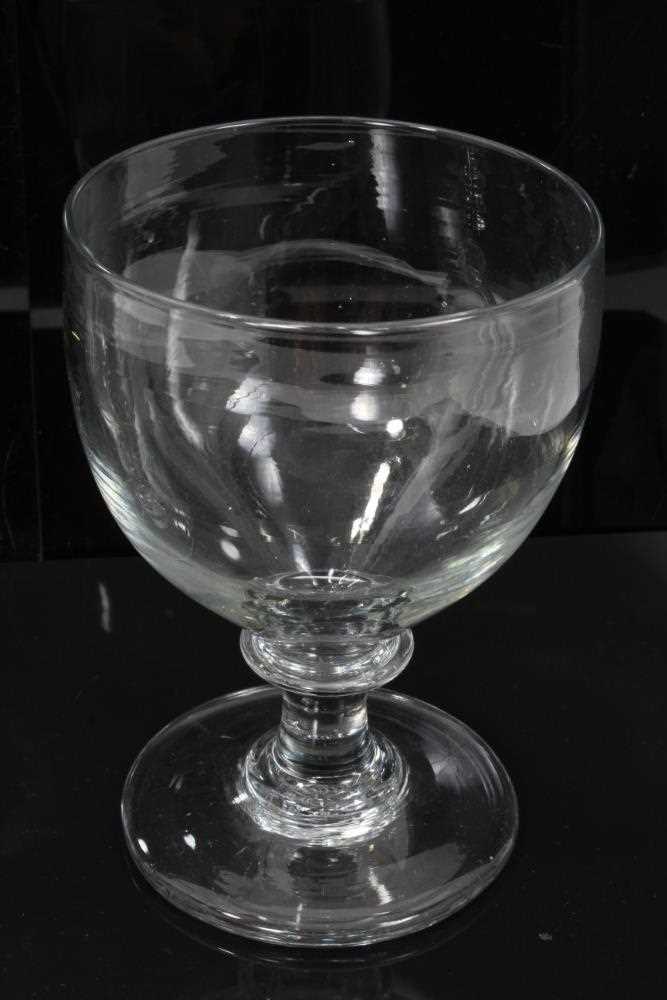 Pair of Georgian glass rummer of good size - Image 3 of 4