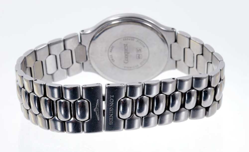 Gentlemen's Longines Conquest Quartz stainless steel wristwatch - Image 3 of 4