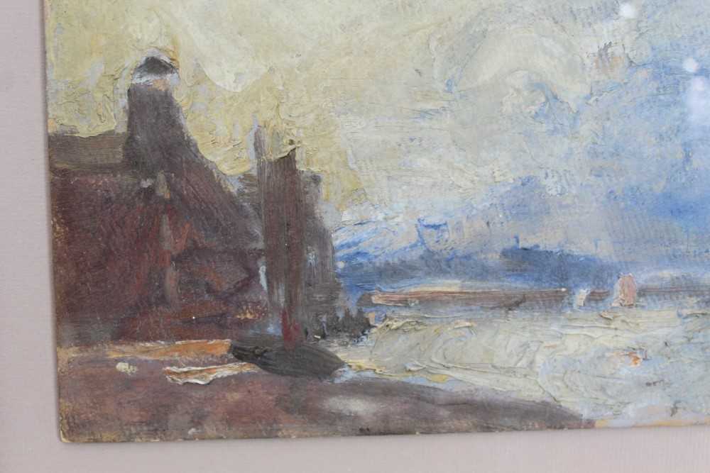 Robert G. D. Alexander (1875-1945) oil on board - The Maltings in the Hythe, signed, 25cm x 36cm, in - Image 7 of 8