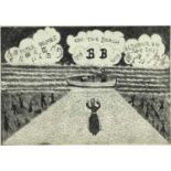 Jenny Simpson (1931-2020), large collection of loose engravings and etchings, with some framed, and