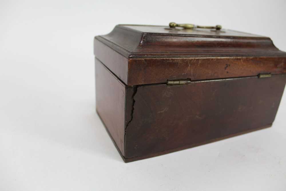 Large 19th century mahogany inlaid tray, together with a Victorian mahogany stationery box, a mother - Image 8 of 26