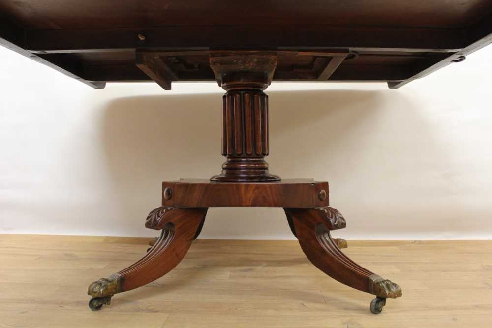 George IV mahogany breakfast table - Image 3 of 6