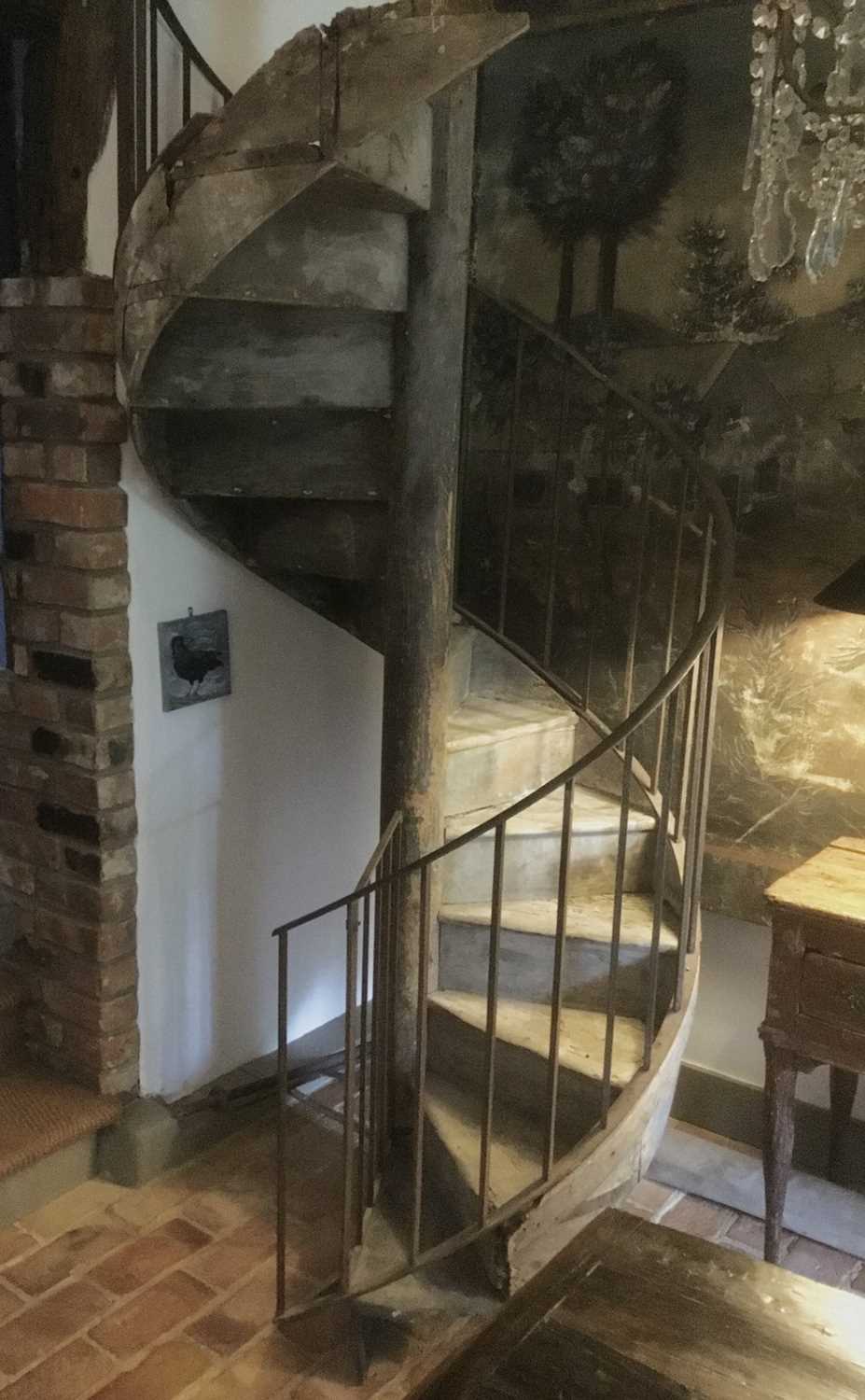 Early 19th century Spanish spiral staircase