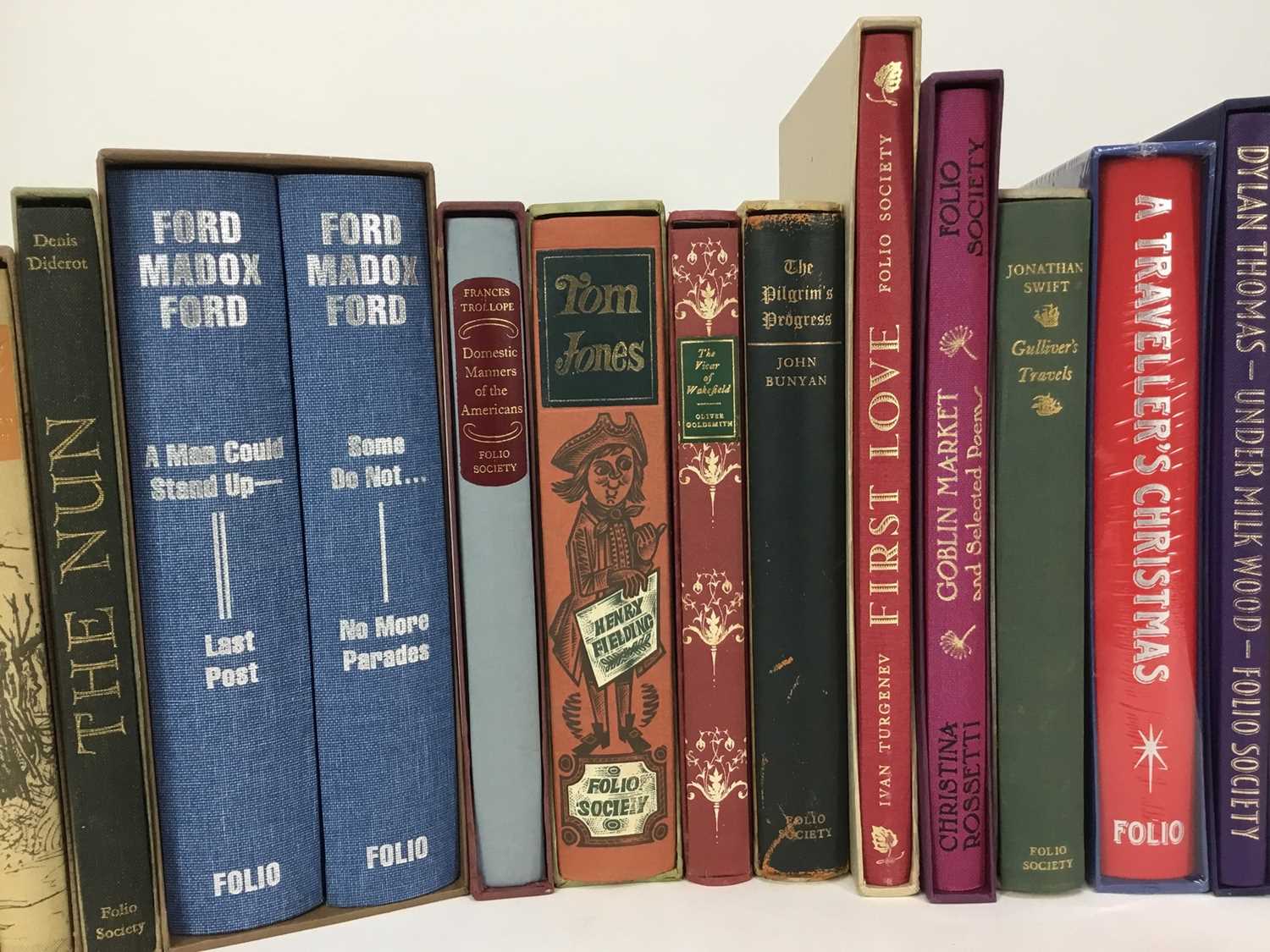 Twenty-one volumes of Folio Society books, including Wolfe, Trollope, Fielding, etc - Image 3 of 4