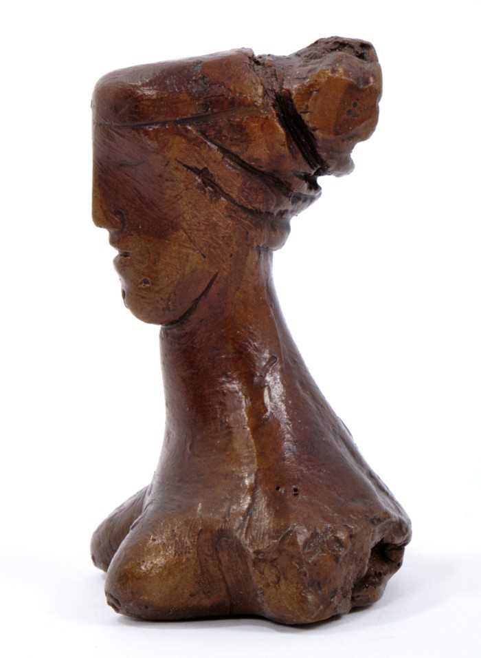 *Dame Elisabeth Frink (1930-1993) Queen bronze chess piece ‘Goggled Heads' 1967/9 - Image 2 of 5