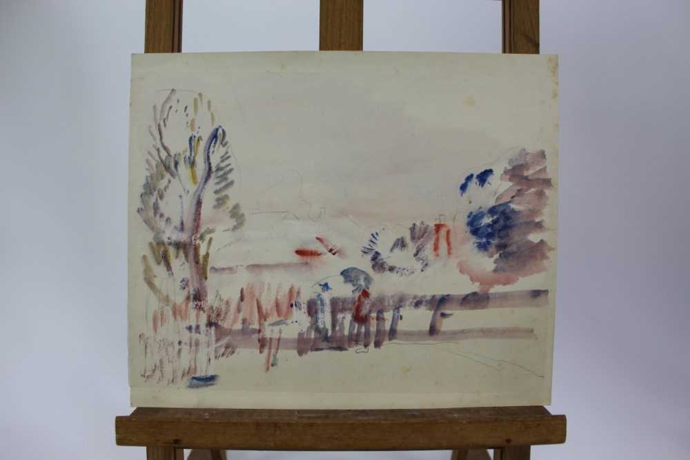 Robert G. D. Alexander (1875-1945) collection of twelve unframed watercolours to include local views - Image 14 of 15