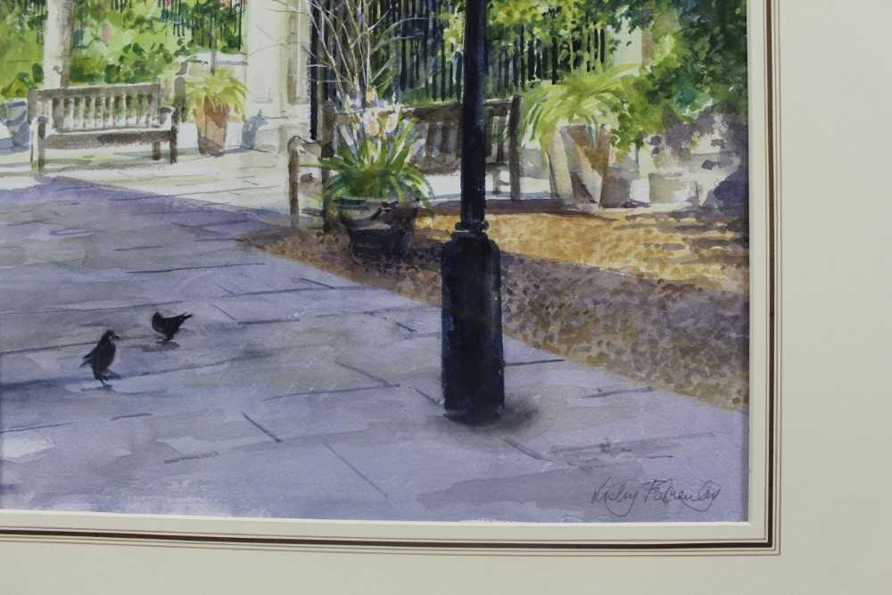 Lesley Fotherby (b. 1946) watercolour - Grays Inn, near Chancery Lane, signed, mounted Provenance: - Image 3 of 7