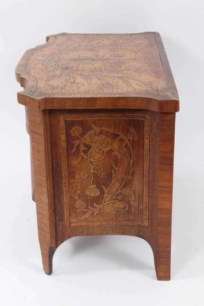 19th century Dutch miniature chest of drawers - Image 6 of 8