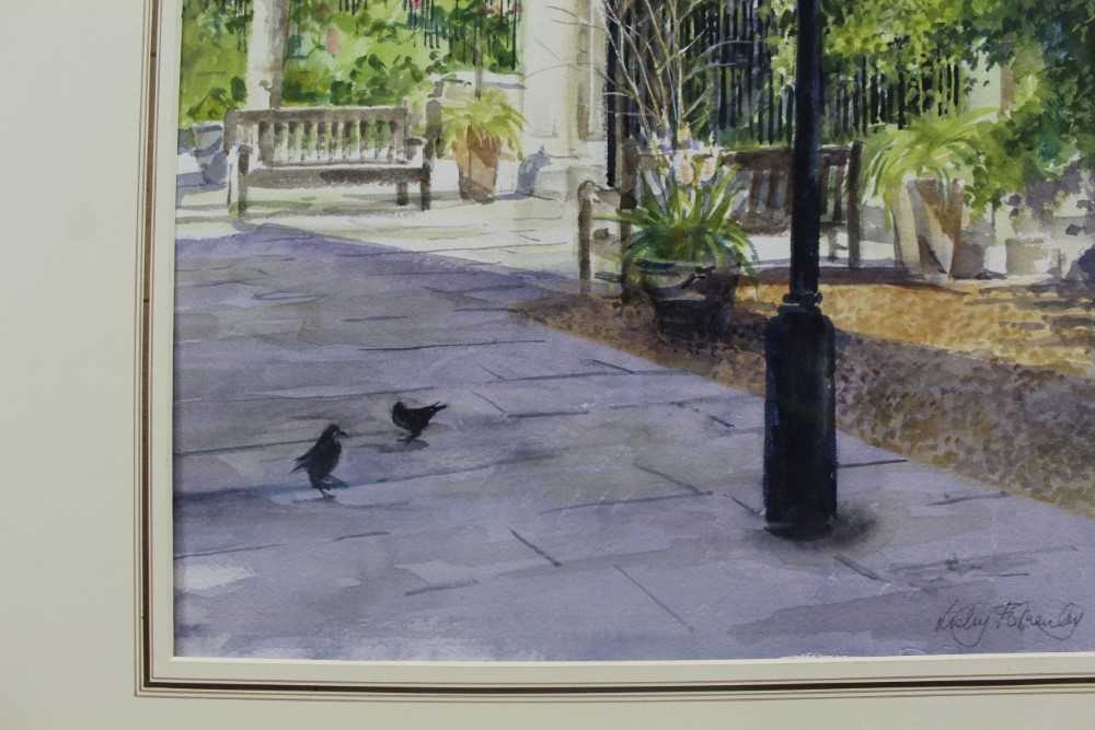 Lesley Fotherby (b. 1946) watercolour - Grays Inn, near Chancery Lane, signed, mounted Provenance: - Image 4 of 7