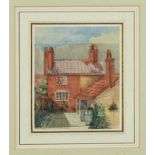 Thomas Churchyard (1798-1865) watercolour, a Woodbridge Cottage