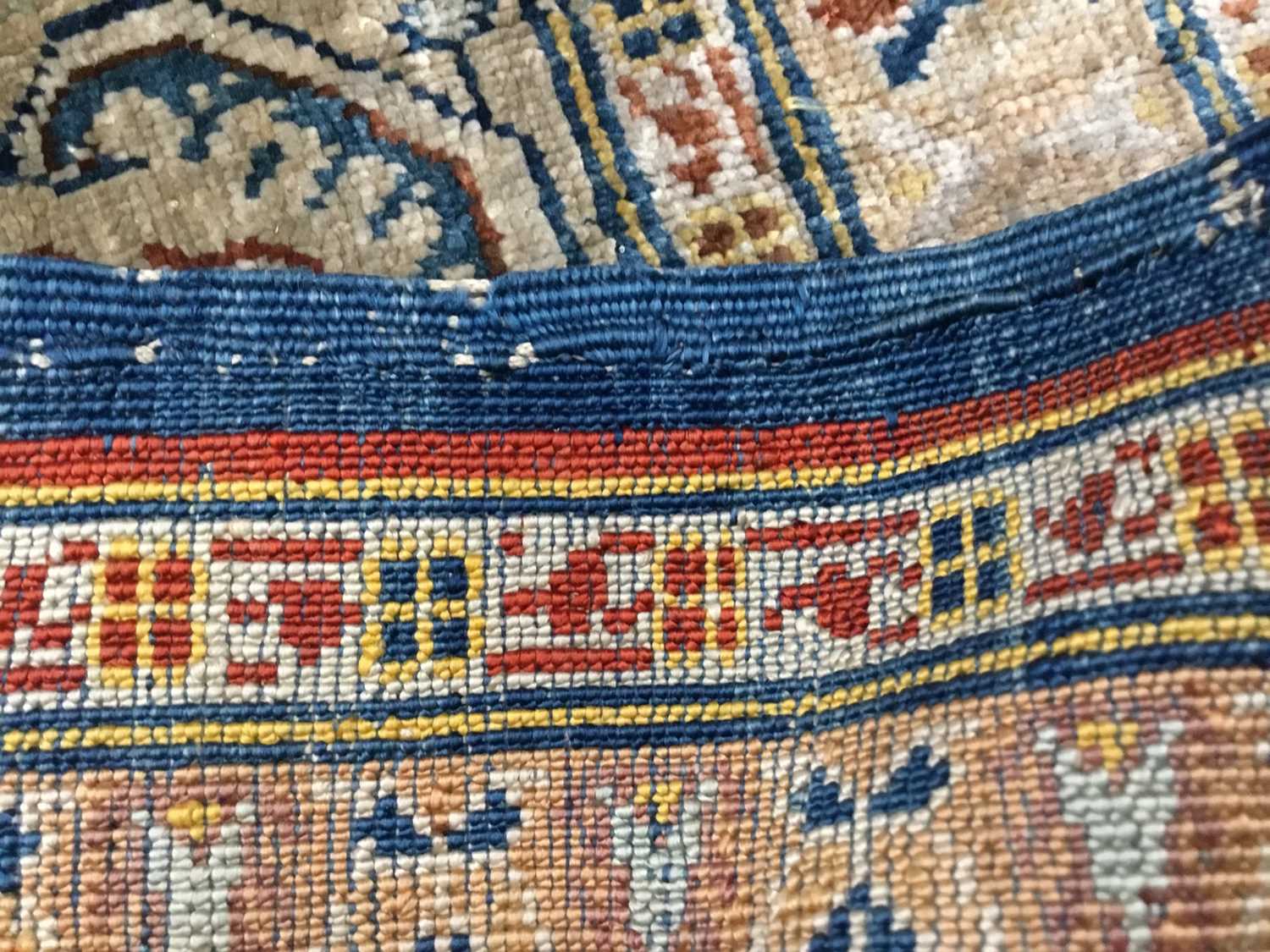 Fine 1920s Persian Heriz silk prayer rug, West Persia, 172cm x 129cm - Image 25 of 28