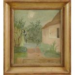 *Mary Potter (1900-1981) oil on board - The Terrace, 40cm x 35cm, framed