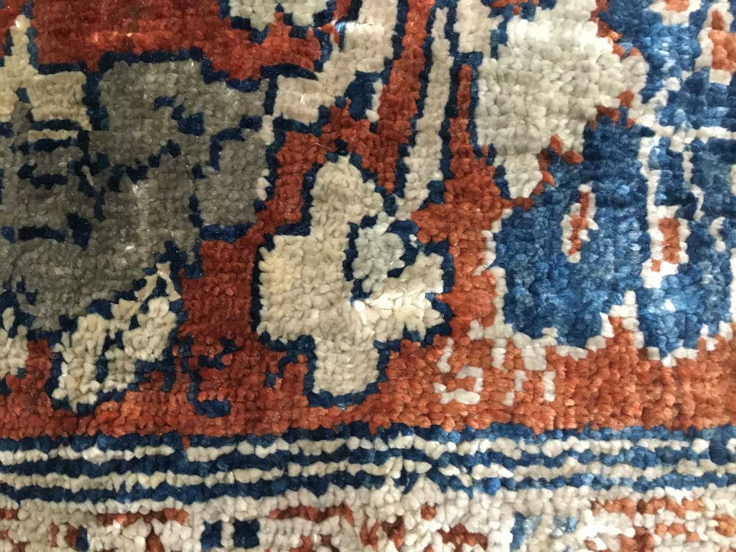 Fine 1920s Persian Heriz silk prayer rug, West Persia, 172cm x 129cm - Image 26 of 28