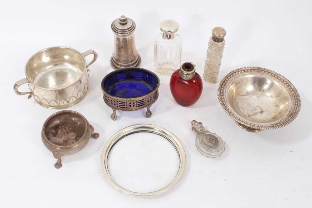 Selection of miscellaneous silver