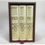 The Faerie Queen, Edmund Spenser, three volumes published in 2011 by The Folio Society, with illustr