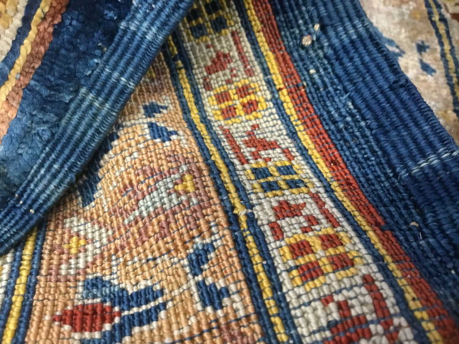Fine 1920s Persian Heriz silk prayer rug, West Persia, 172cm x 129cm - Image 5 of 28
