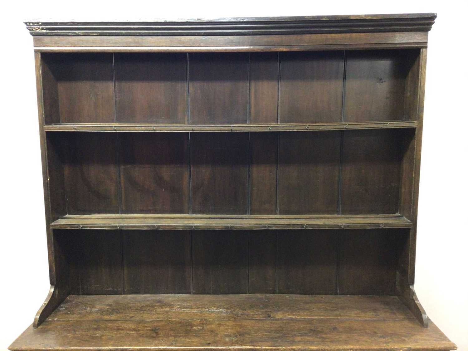 18th century oak high dresser - Image 2 of 8