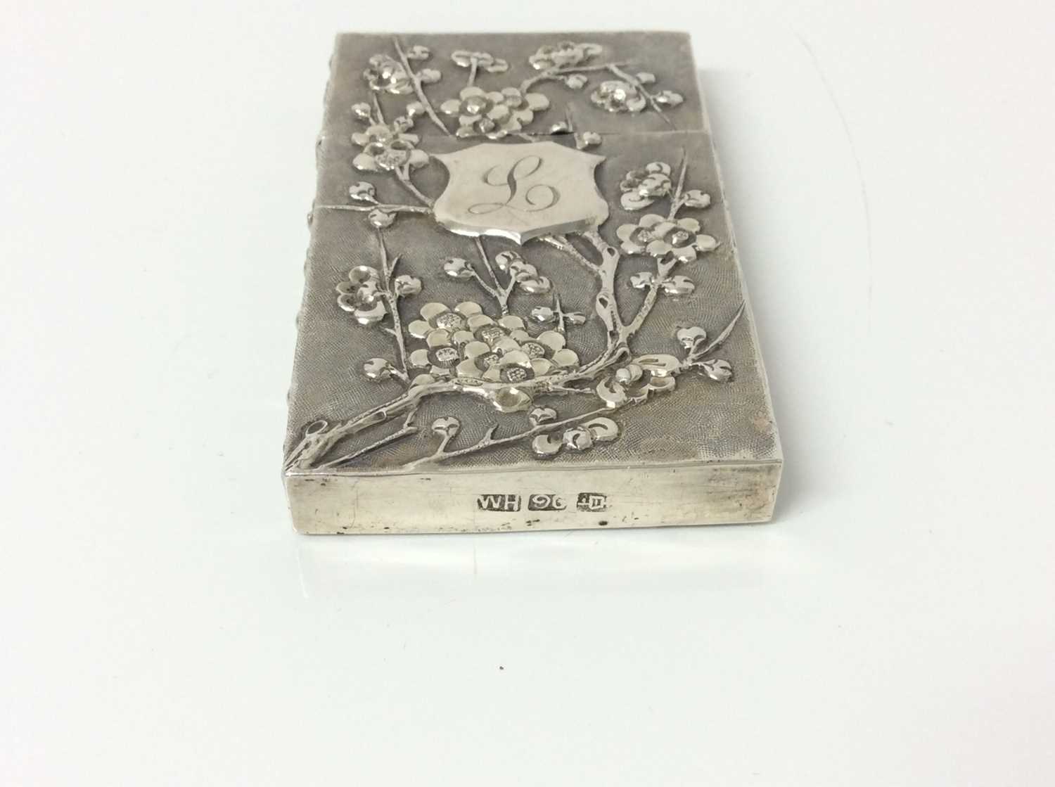 Chinese silver card case by Wang Hing - Image 4 of 5