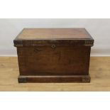 Early 20th century railway cabinet makers tool chest