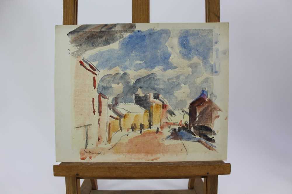 Robert G. D. Alexander (1875-1945) collection of twelve unframed watercolours to include local views - Image 6 of 15