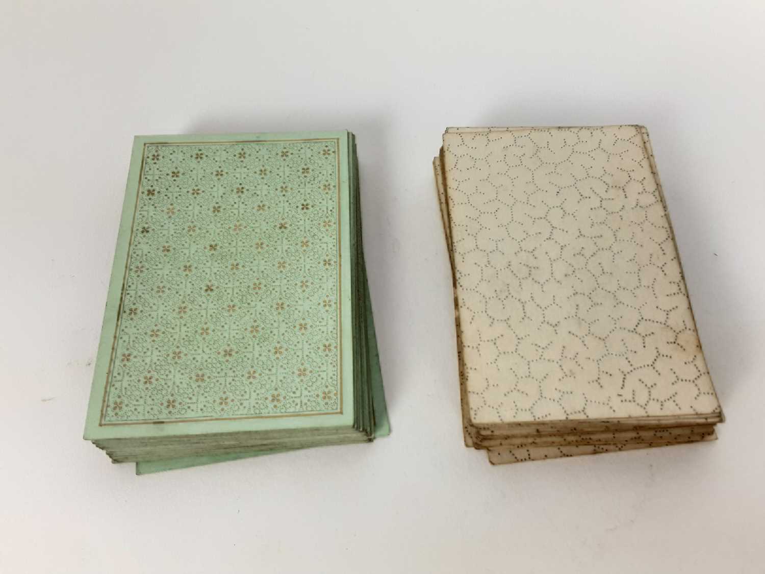 Two sets of 19th century playing cards, including a set without suits for a fancy game, published by - Image 4 of 4