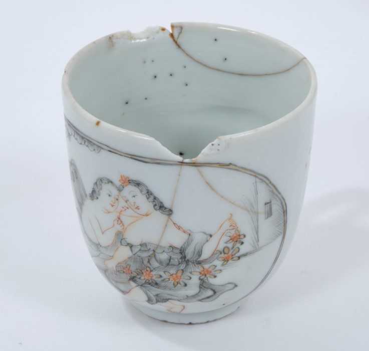 Chinese grisaille porcelain - Image 4 of 7